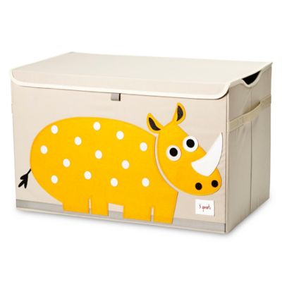 3 sprouts hippo toy chest