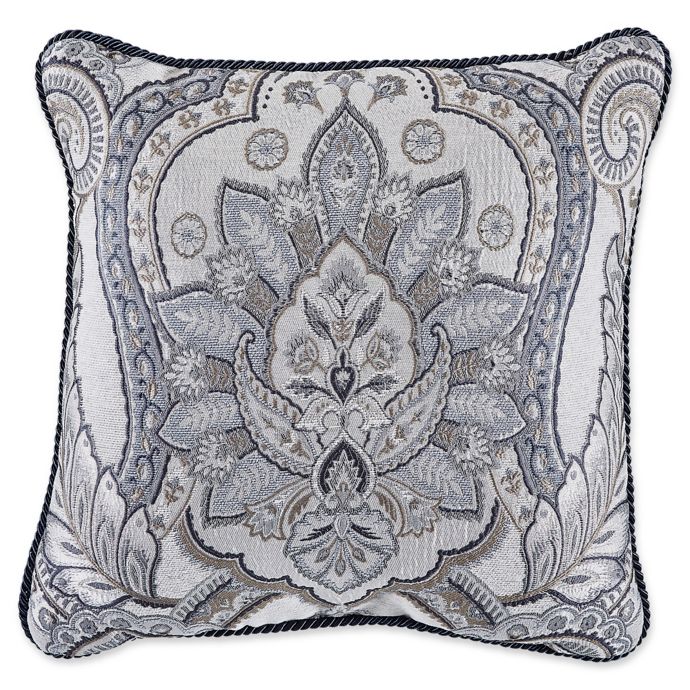 Croscill Seren Square Throw Pillow In Blue Bed Bath Beyond