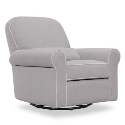 davinci ruby recliner and glider in dark grey