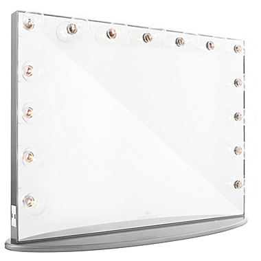 Hollywood Glow&trade; Pro Vanity Mirror in Silver. View a larger version of this product image.