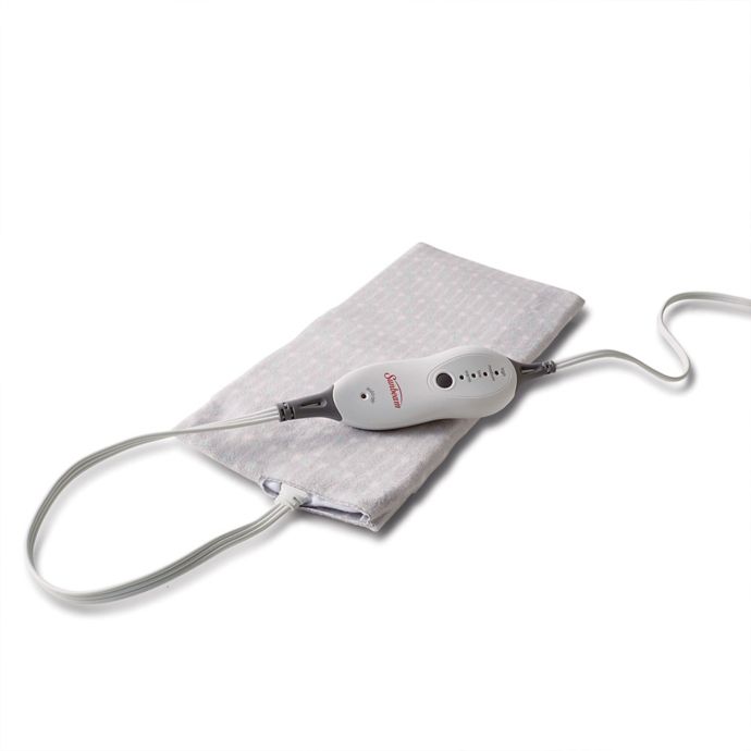 Buy Sunbeam® Weighted Heating Pad in Grey from Bed Bath & Beyond