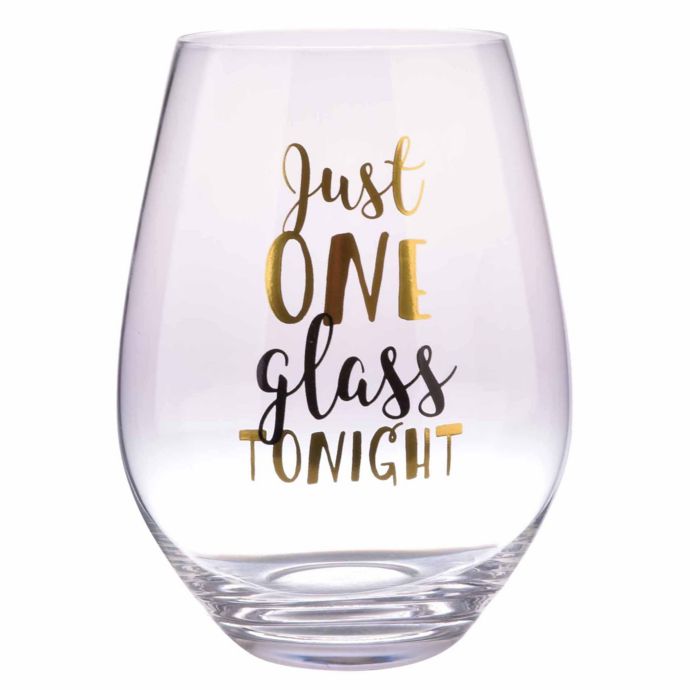 bed bath beyond stemless wine glasses