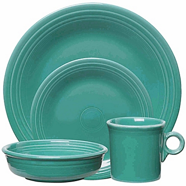 Fiesta&reg; 4-Piece Place Setting in Turquoise. View a larger version of this product image.