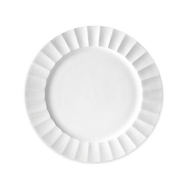 Nevaeh White&reg; by Fitz and Floyd&reg; Fluted Salad Plate. View a larger version of this product image.