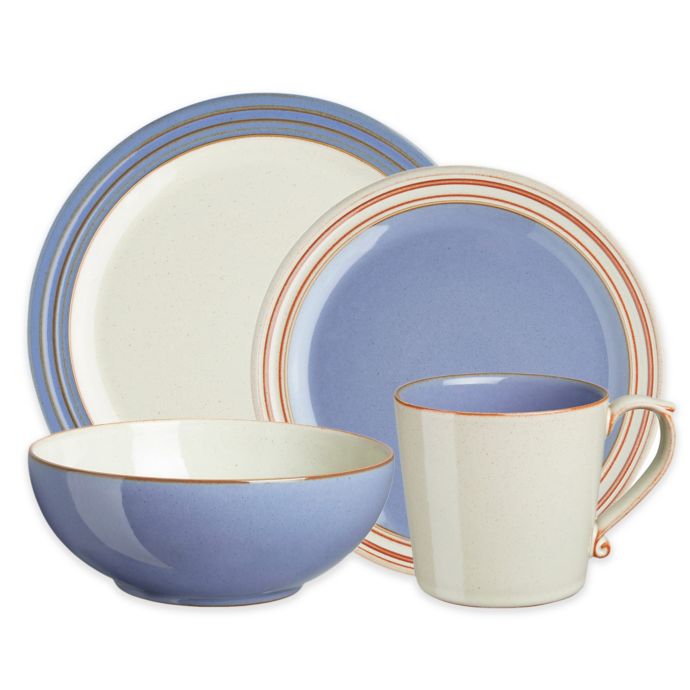 Denby Heritage Fountain Dinnerware Collection in Blue Bed Bath and Beyond Canada