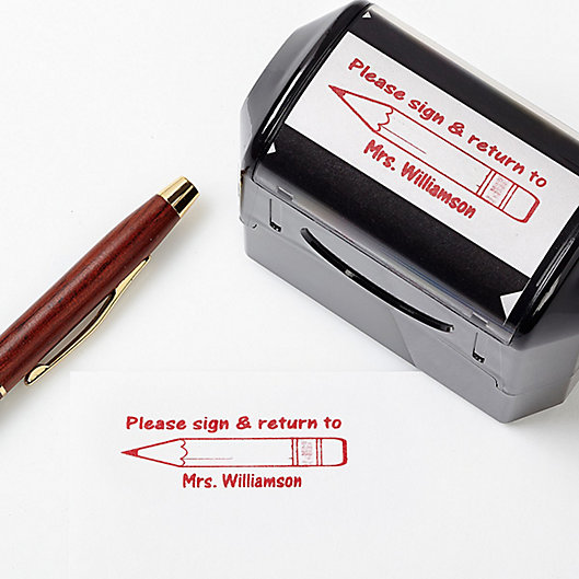 Alternate image 1 for Sign & Return Self-Inking Stamp