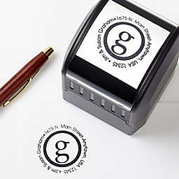 Small Initial Self-Inking Address Stamp