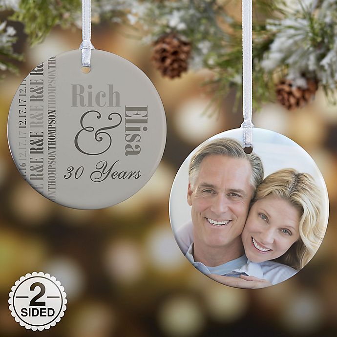 Alternate image 1 for Anniversary Memories Christmas Ornament Collection