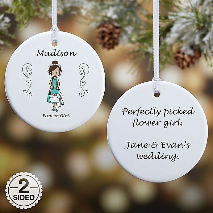 Alternate image 1 for Wedding Party Characters Christmas Ornament Collection