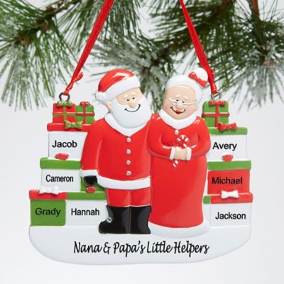 mr and mrs christmas ornament