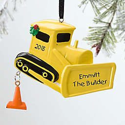 Little Bulldozer Christmas Ornament