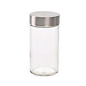 Kamenstein&reg; 3 oz. Glass Spice Jar with Stainless Steel Cap