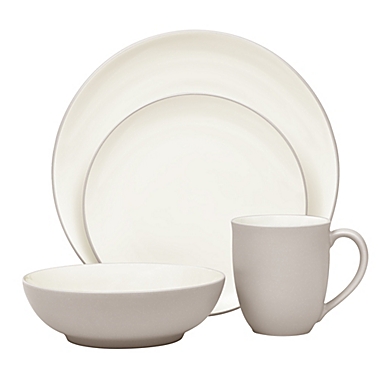 Noritake&reg; Colorwave Coupe 4-Piece Place Setting in Sand. View a larger version of this product image.