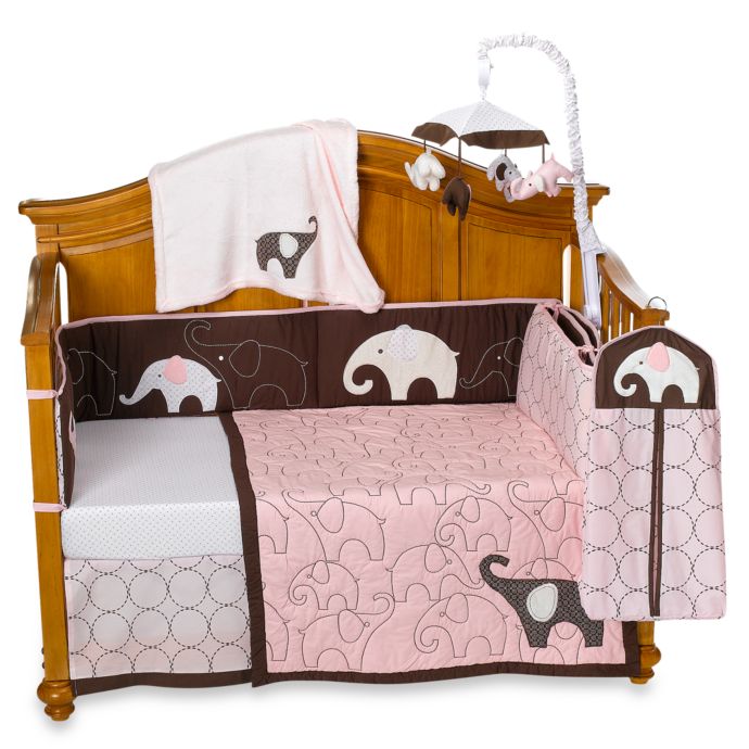 Carter S Pink Elephant Crib Bedding Accessories Bed Bath Beyond