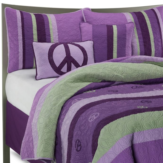 Peace Quilt Set, 100 Cotton Bed Bath and Beyond Canada