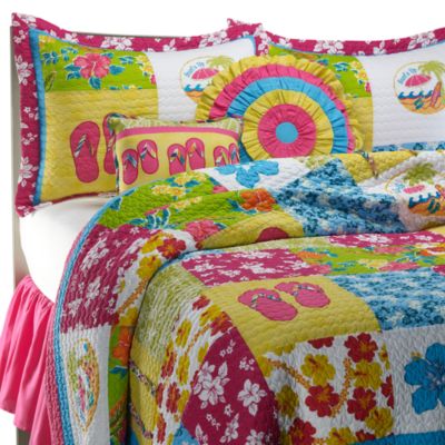 twin quilt set girl