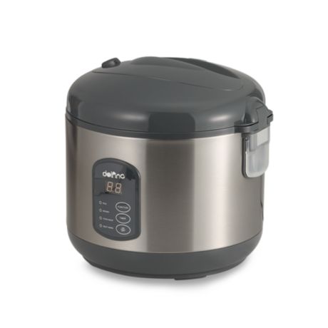 Delfino Stainless Steel Digital Rice Cooker Toastess Bed Bath Beyond
