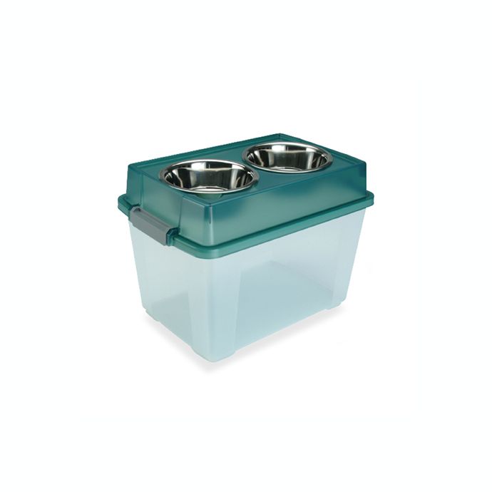 Iris Elevated Small Dog Feeder With Storage Bed Bath And Beyond