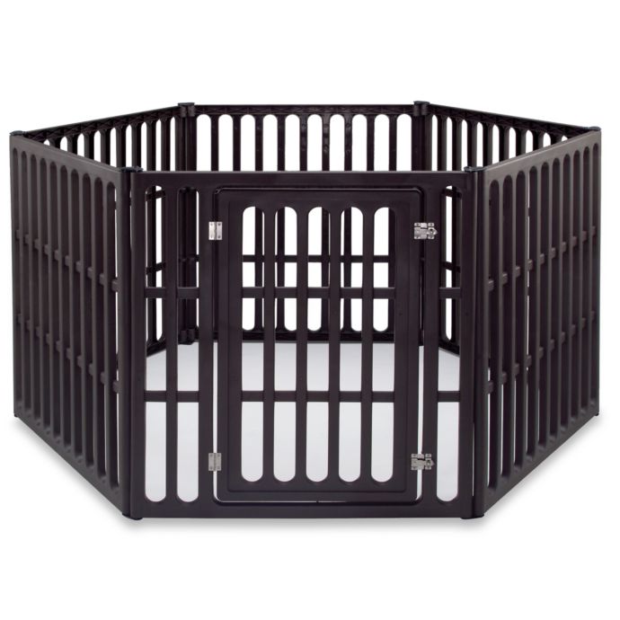 IRIS® 6Panel Commercial Grade Plastic Pet Pen Bed Bath & Beyond