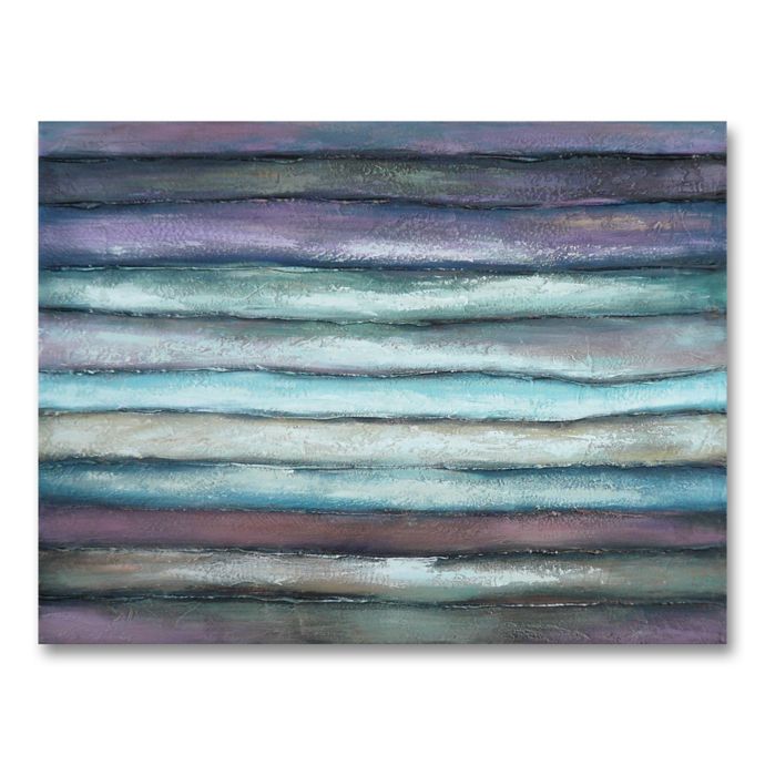 Benjamin Parker Abstract Stripe Canvas Wall Art Bed Bath & Beyond
