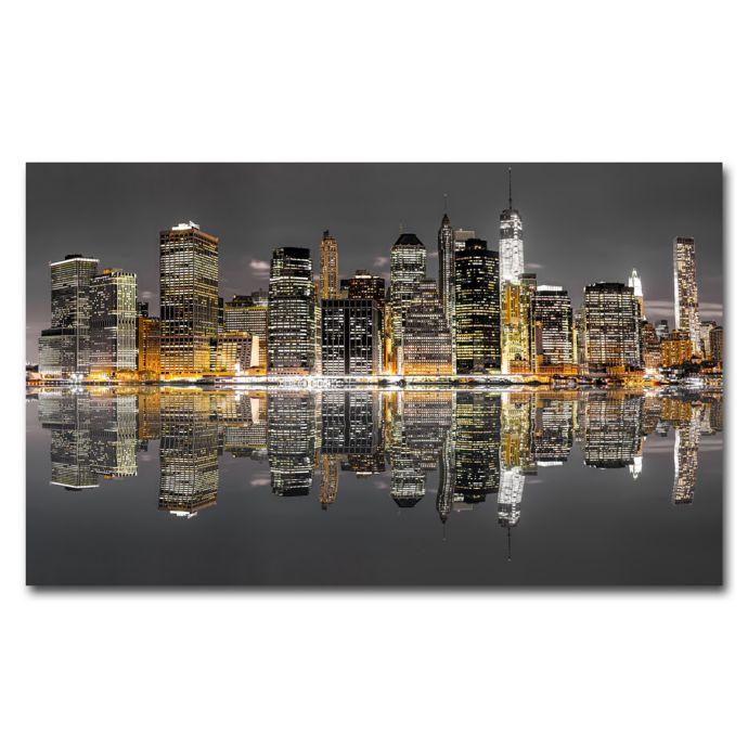 Benjamin Parker Manhattan at Night Wall Art Bed Bath & Beyond