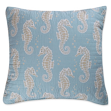 Levtex Home Maui European Pillow Shams in Aqua (Set of 2). View a larger version of this product image.