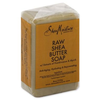 SheaMoisture&reg; 8 oz. Organic Raw Shea Butter Soap Anti-Aging Face and Body Bar. View a larger version of this product image.