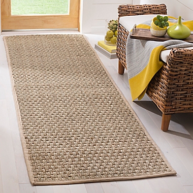 Safavieh Natural Fiber Johanna 2-Foot 6-Inch x 6-Foot Runner in Natural/Beige. View a larger version of this product image.