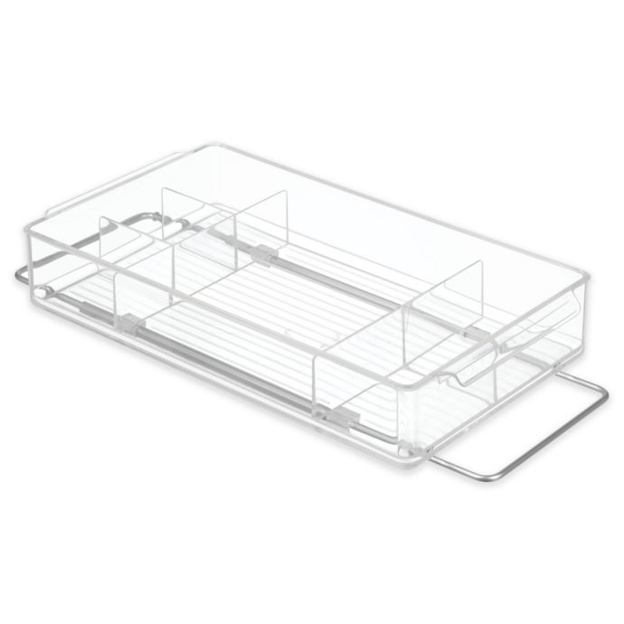 iDesign™ Clear Over-the-Sink Organizer | Bed Bath & Beyond