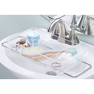 iDesign&trade; Clear Over-the-Sink Organizer. View a larger version of this product image.
