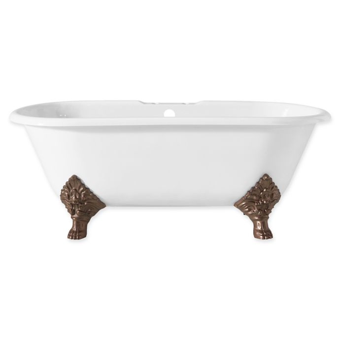 Cheviot Products Carlton 70 Inch Cast Iron Bath Tub Bed Bath