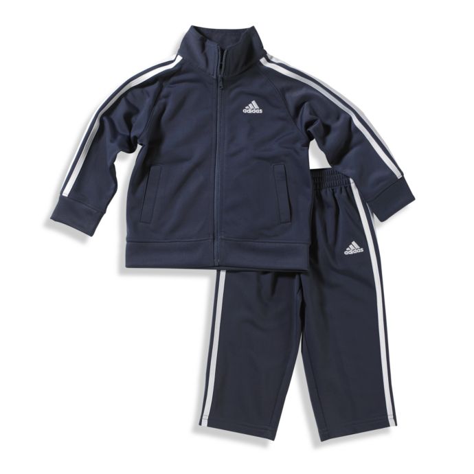 Adidas Kids Boy S Tricot Tracksuit In Navy Buybuy Baby