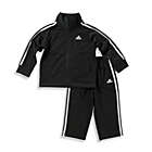 Alternate image 0 for adidas&reg; Kids Infant Boy&#39;s Size 9 Months Tricot Tracksuit Set in Black