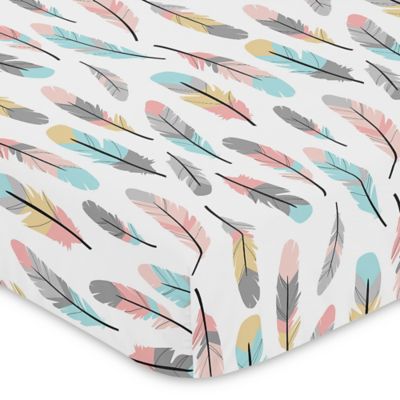 sweet jojo feather crib bedding