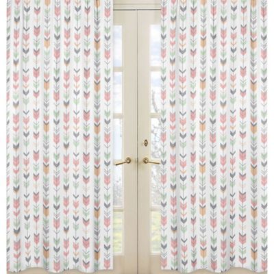 sweet jojo designs mod arrow collection coral and mint