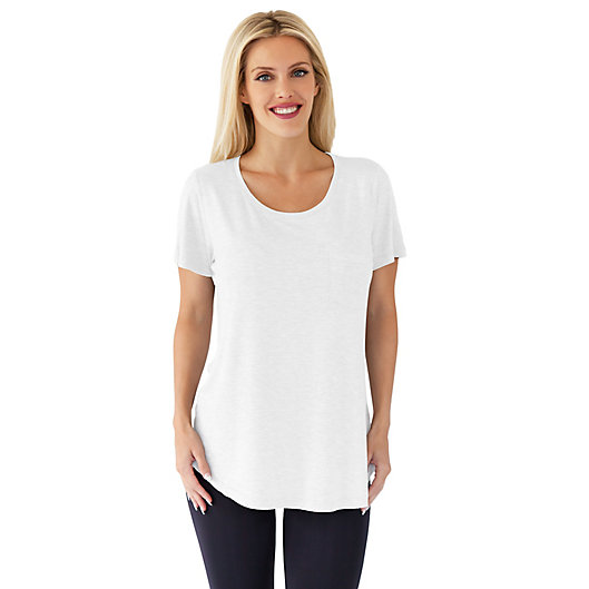 Alternate image 1 for Belly Brandit® Perfect Nursing T-Shirt in White