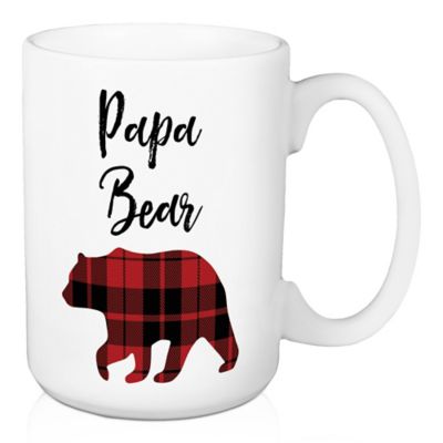 papa bear mug indigo