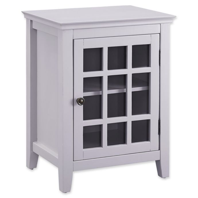 Linon Home Leslie Single Door Cabinet Bed Bath Beyond