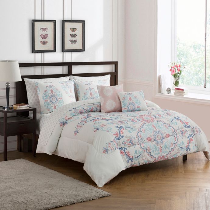 Bari 9-Piece Comforter Set | Bed Bath and Beyond Canada