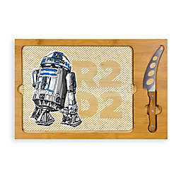 Star Wars™ R2-D2 Icon Glass Top Tray & Knife Set