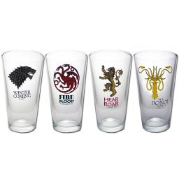 Game of Thrones Pint Glasses (Set of 4)