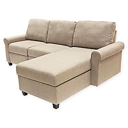 Serta® Copenhagen Right-Facing Reclining Sectional Sofa with Storage