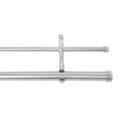 Shoptagr Cambria Premier Complete Double Drapery Rod In Brushed