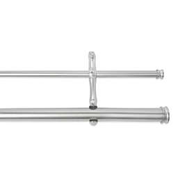 Cambria® Complete Brushed Nickel Adjustable Double Rod