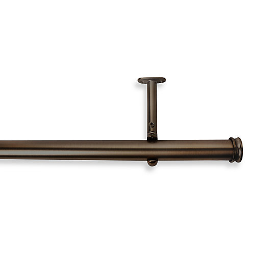 Alternate image 1 for Cambria® Premier Complete Decorative 28-Inch to 48-Inch Drapery Rod in Oil Rubbed Bronze