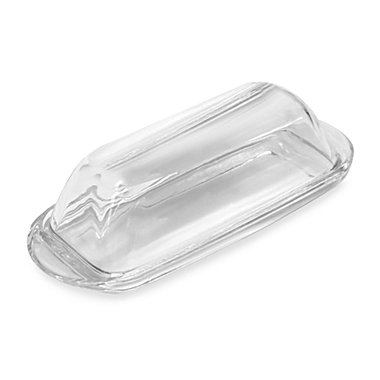 TableCraft&reg; Glass Butter Dish. View a larger version of this product image.
