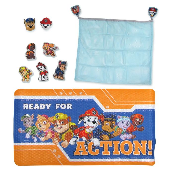 paw patrol bath activity set