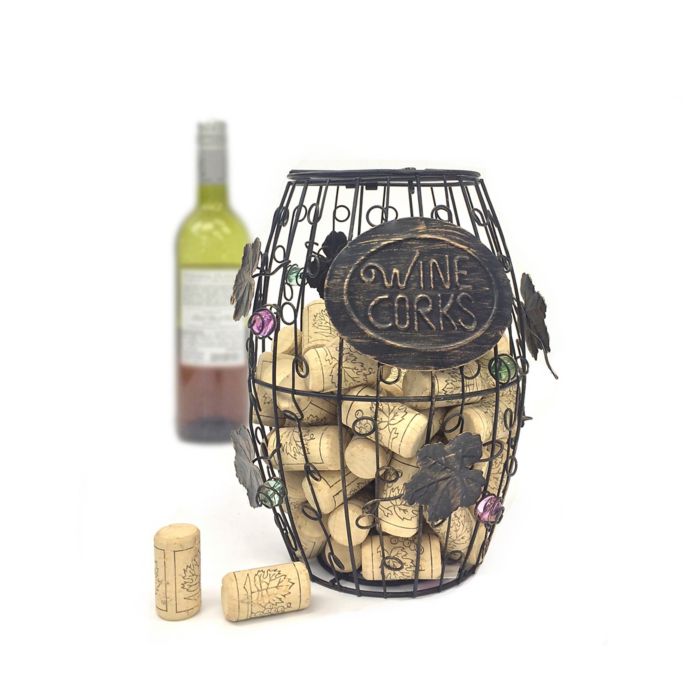 Mind Reader Decorative Wine Cork Holder In Bronze Bed Bath And