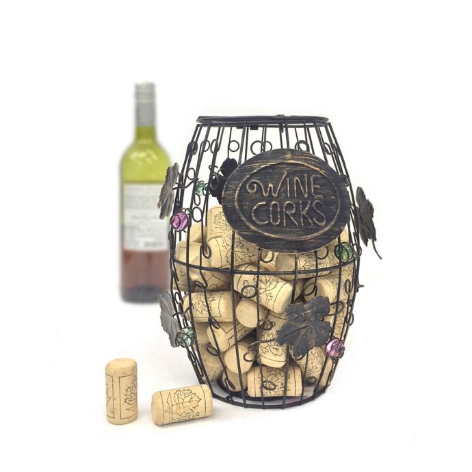 Mind Reader Decorative Wine Cork Holder In Bronze Bed Bath Beyond