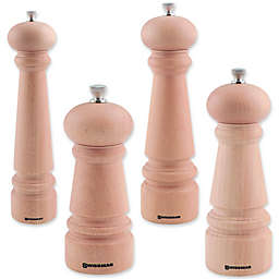Swissmar® Manor Wood Natural Stain Finish Salt and Pepper Mill Collection
